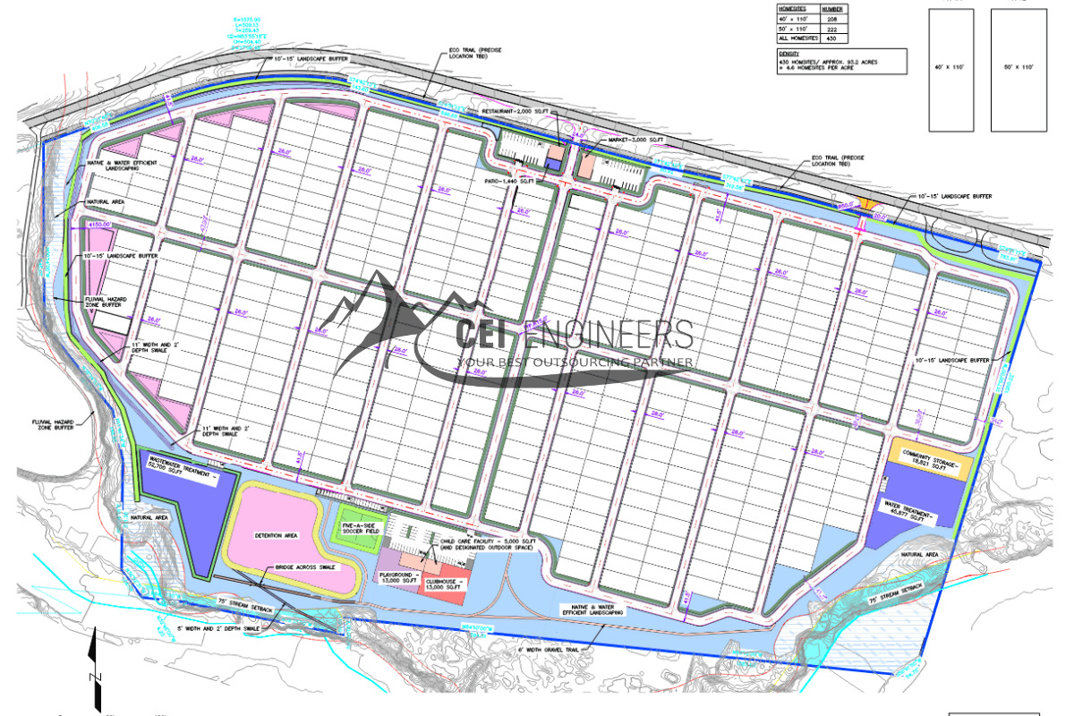 CEI Engineers LLC provides comprehensive site development design services.